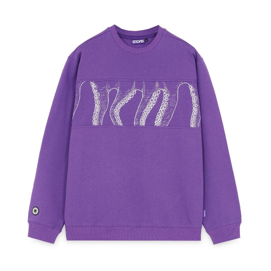 OUTLINE BAND CREWNECK PURPLE