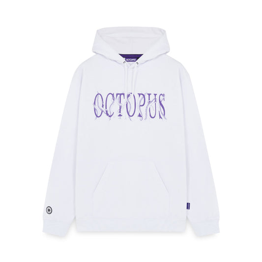 TENTACLES LOGO HOODIE WHITE