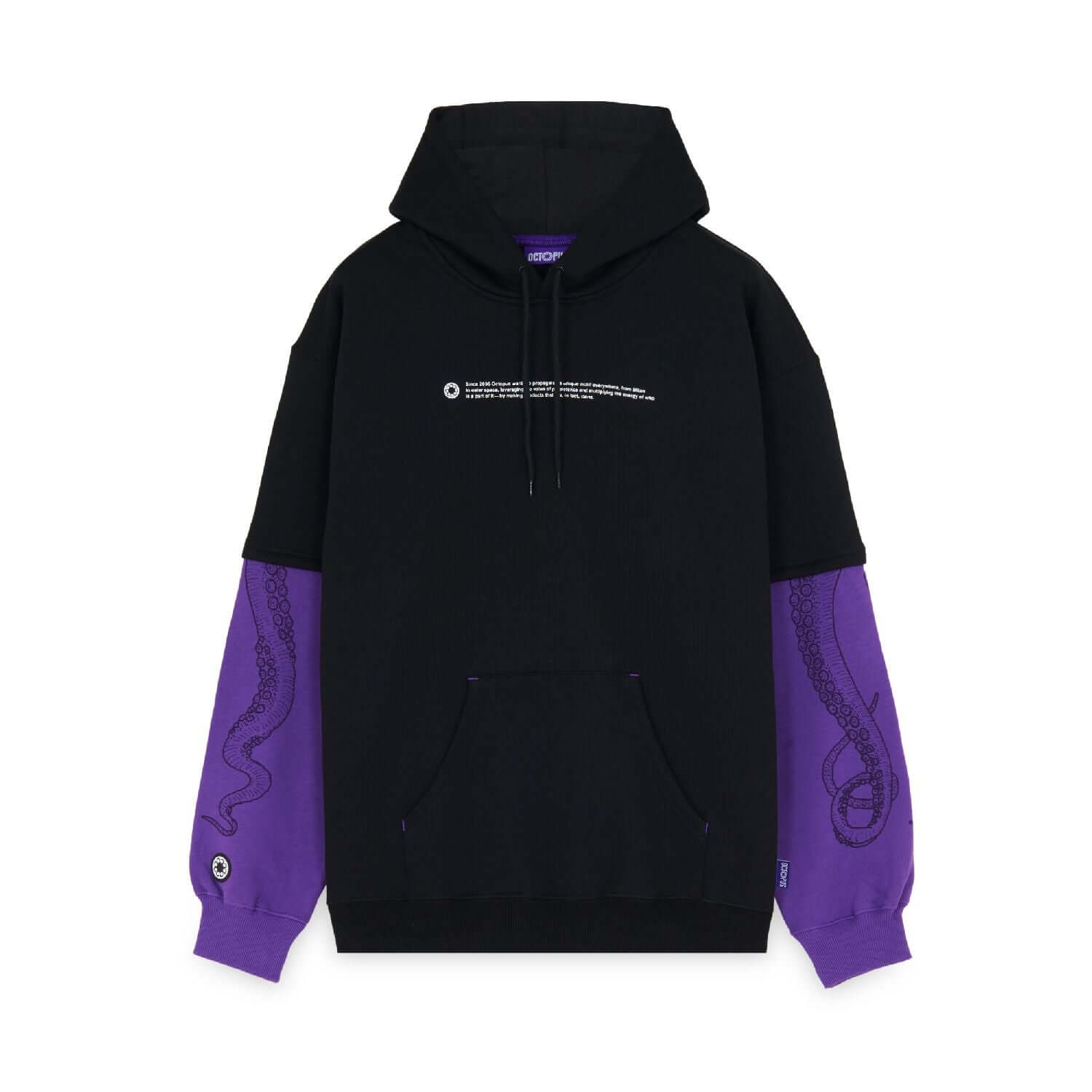 LOGO OVERHOODIE BLACK OCTOPUS €160.0