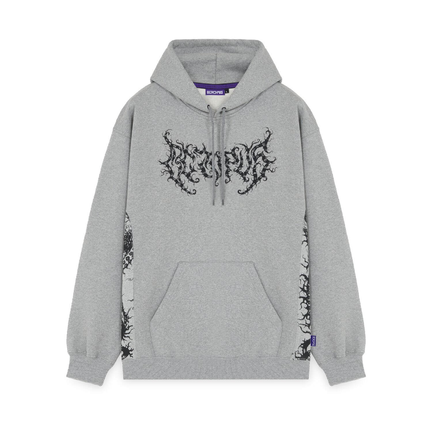 ROOTS LOGO HOODIE LIGHT GREY OCTOPUS €99.0