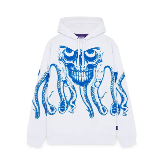OCTOPUS SKULL HOODIE WHITE OCTOPUS €125.0