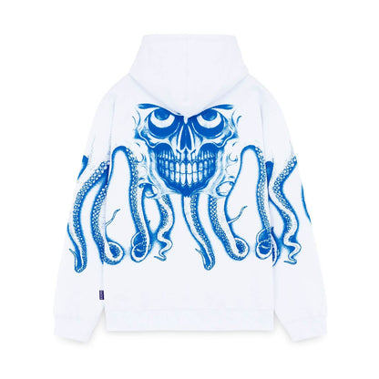 OCTOPUS SKULL HOODIE WHITE OCTOPUS €125.0
