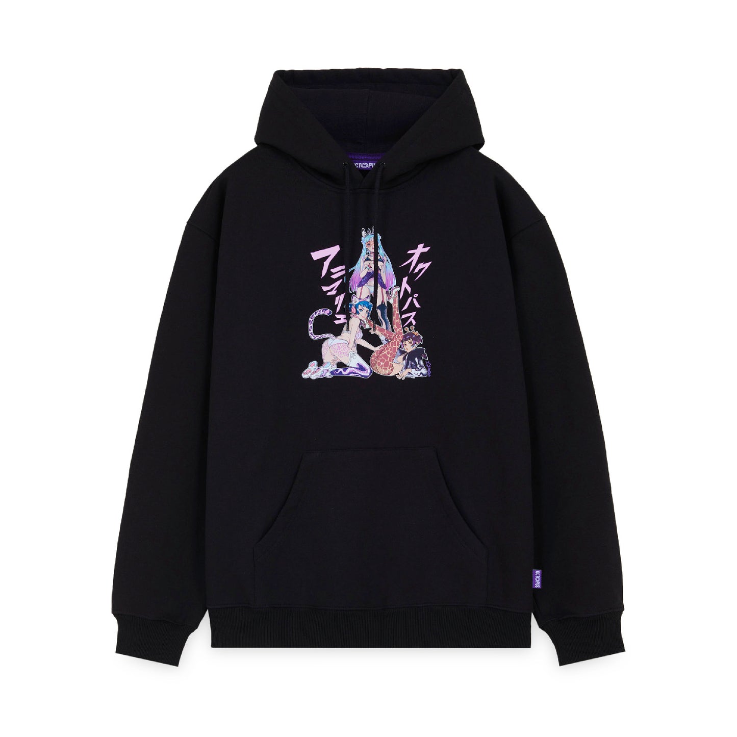 BAND IDOL HOODIE BY DE LONGIS BLACK