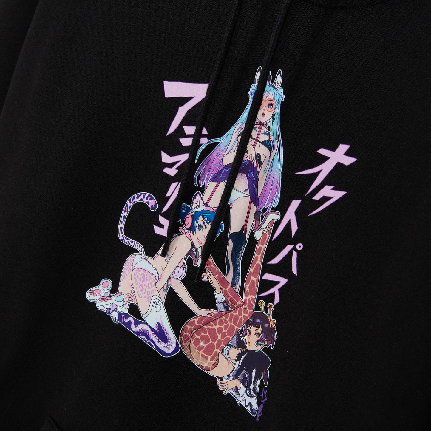 BAND IDOL HOODIE BY DE LONGIS BLACK