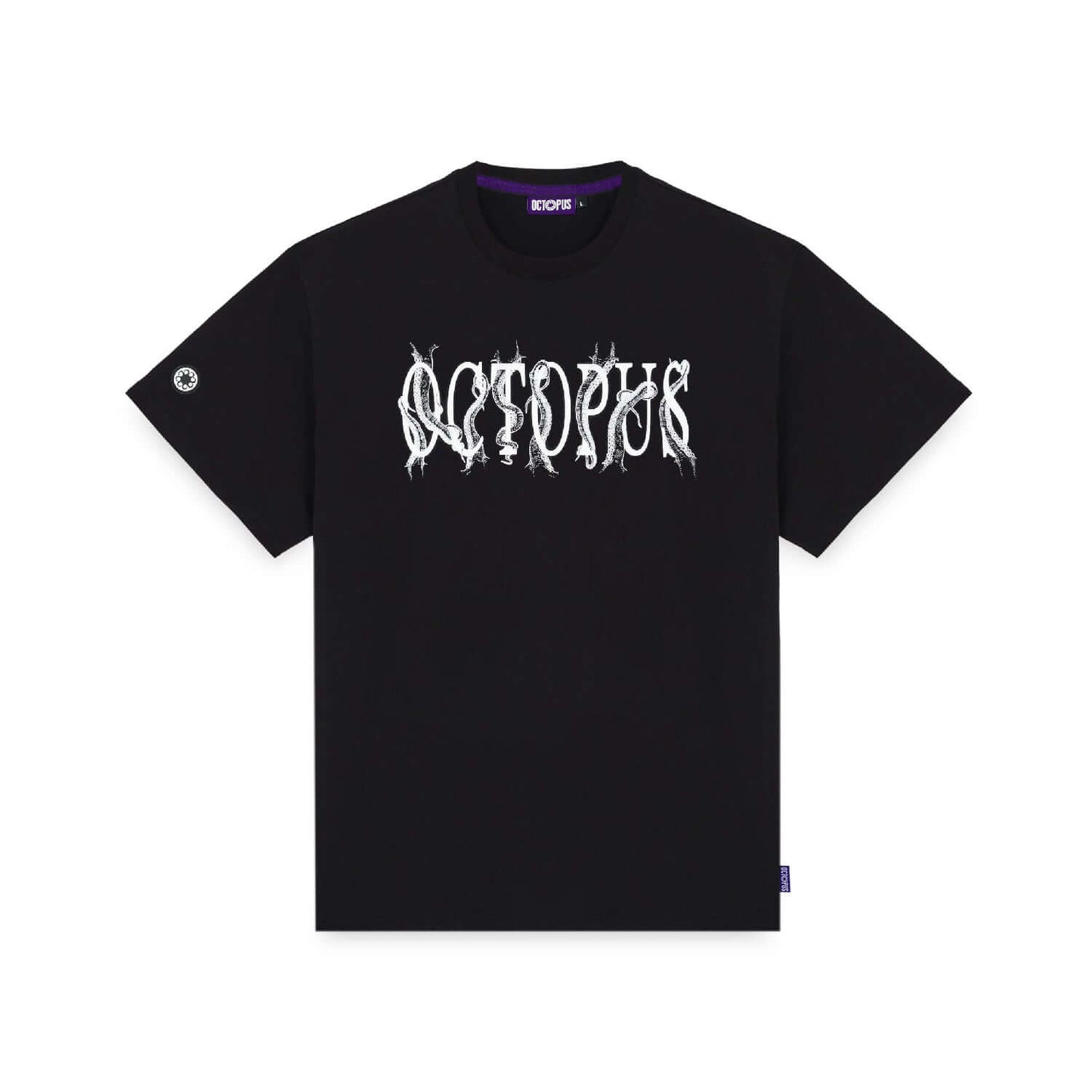 TENTACLES LOGO TEE BLACK OCTOPUS €42.0