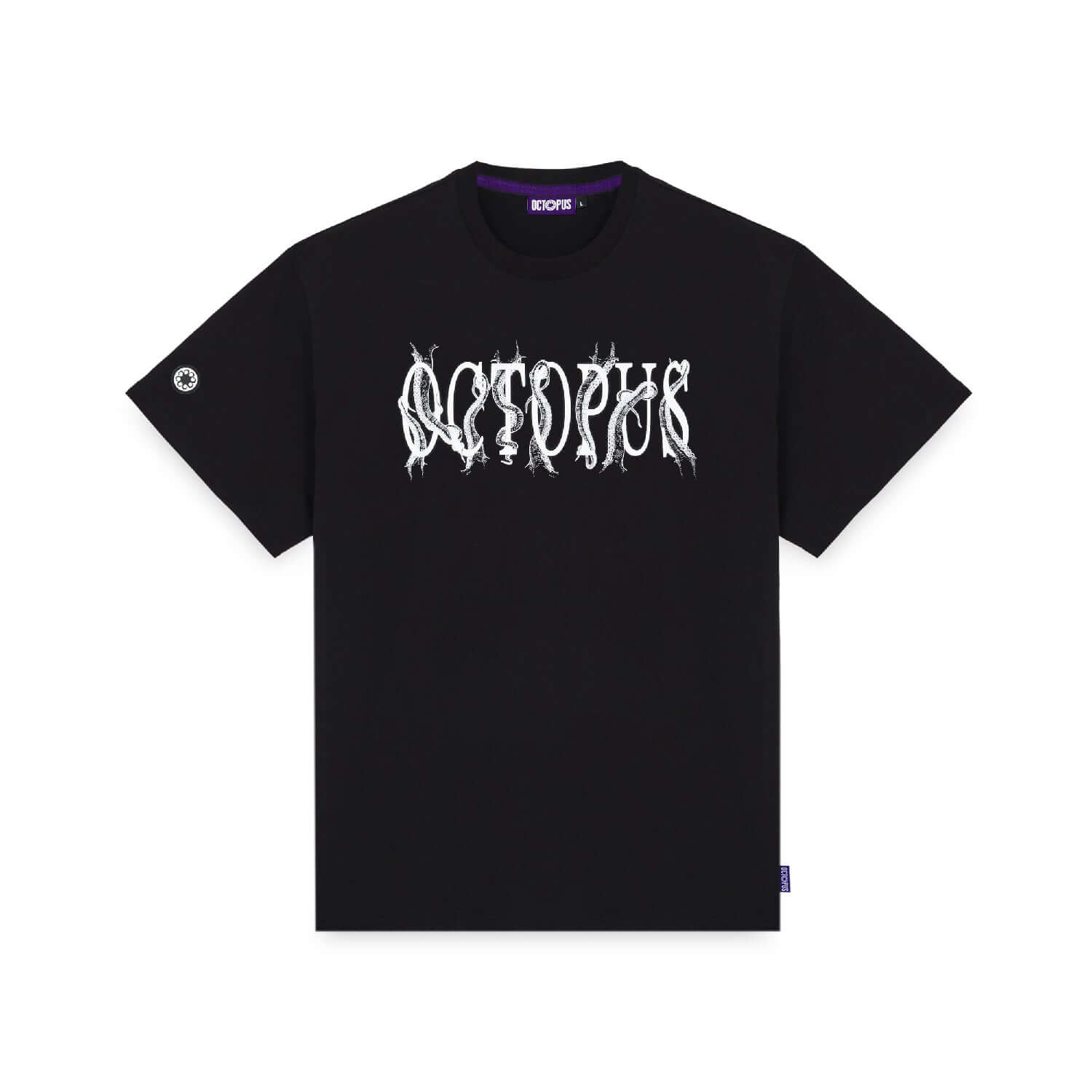 TENTACLES LOGO TEE BLACK OCTOPUS €42.0