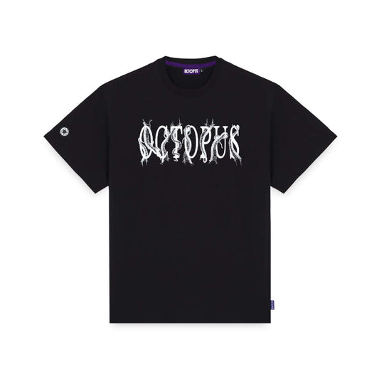 TENTACLES LOGO TEE BLACK OCTOPUS €42.0