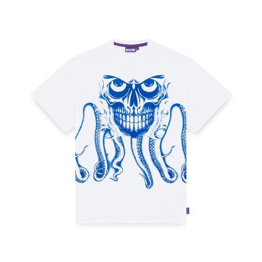 OCTOPUS SKULL TEE WHITE OCTOPUS €22.0