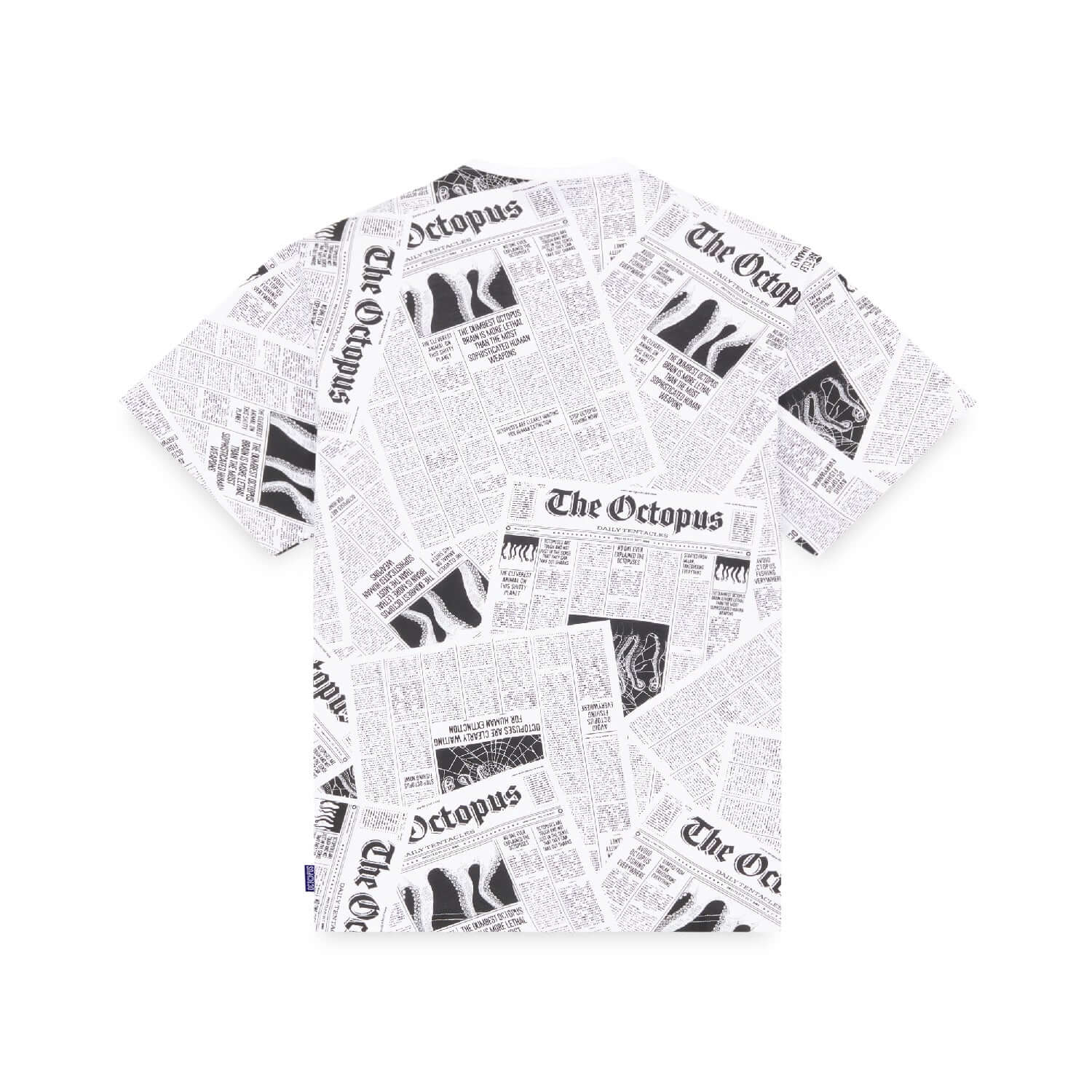 NEWSPAPER TEE WHITE OCTOPUS €45.0