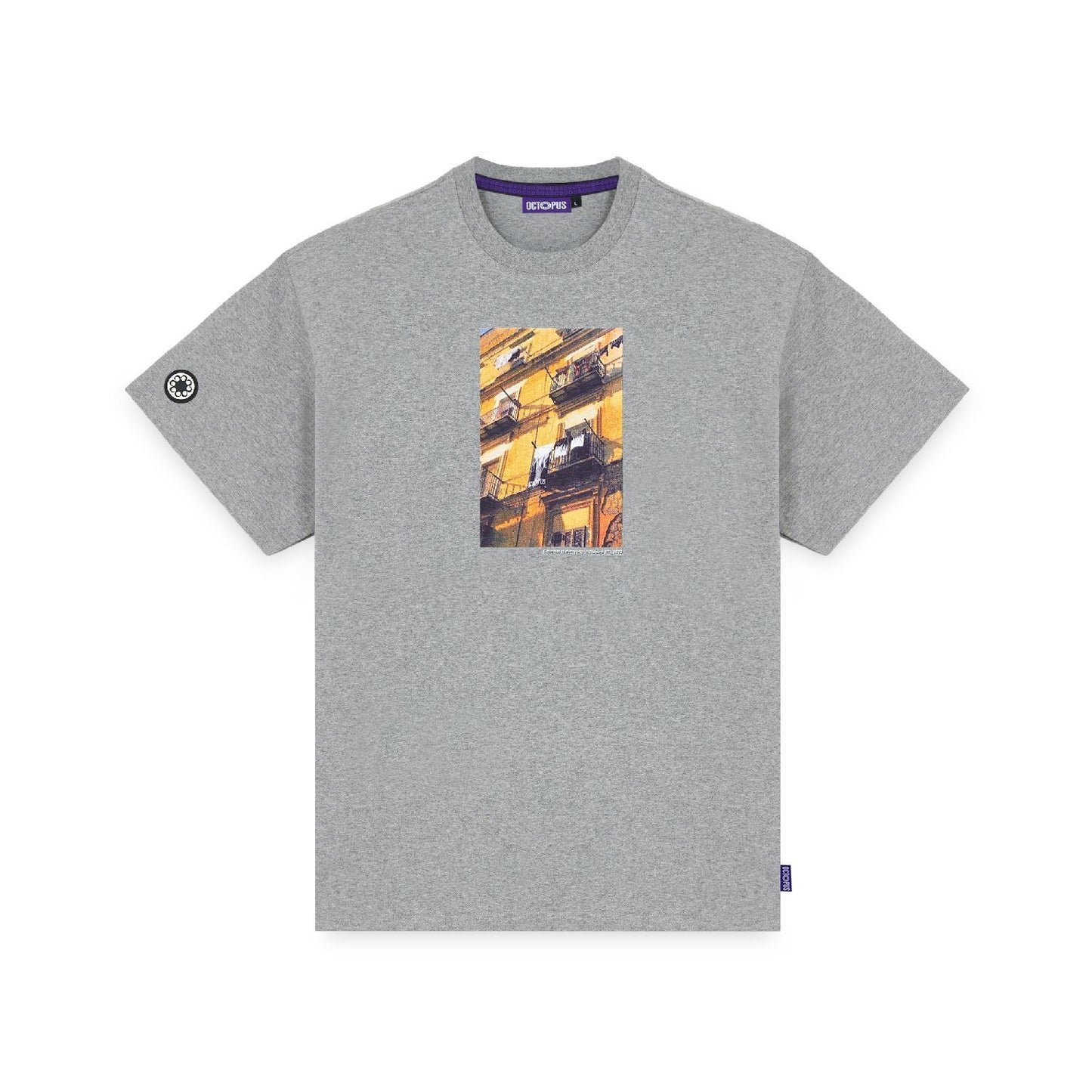 HANG TEE LIGHT GREY OCTOPUS €24.0