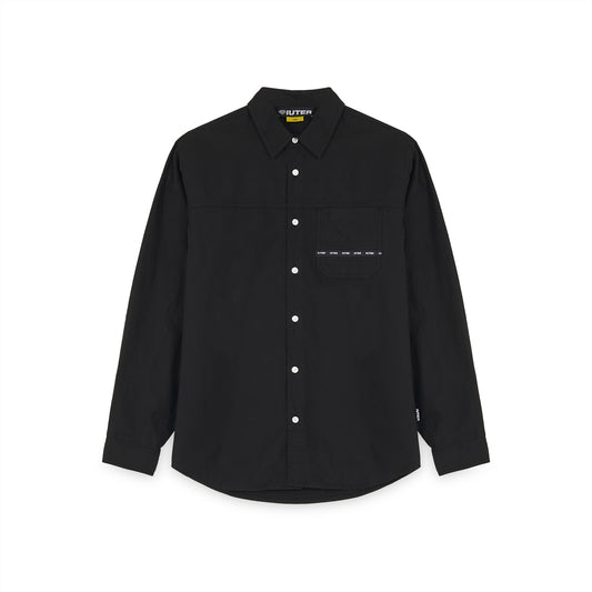 SEAM L/S SHIRT BLACK