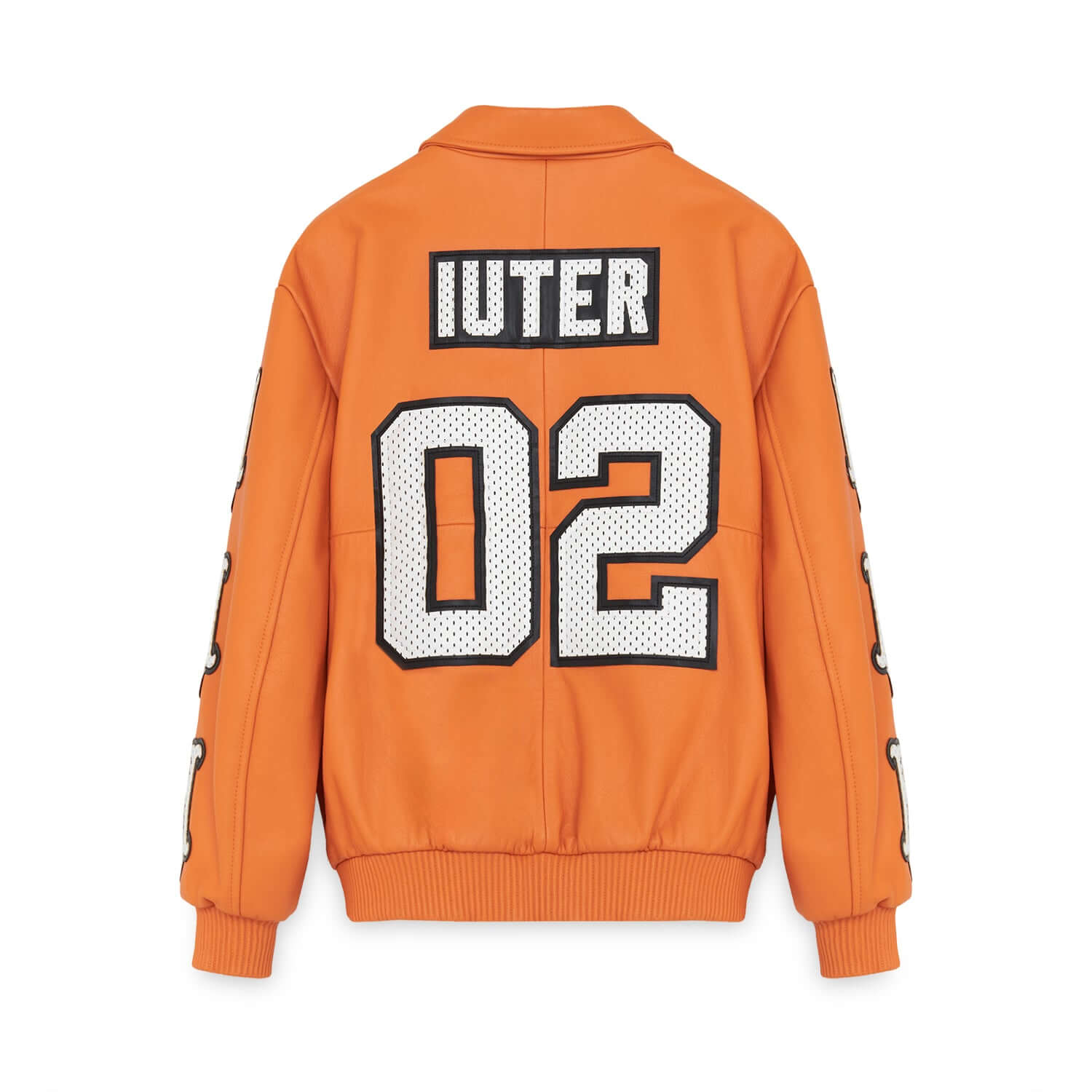 TOGETHER LEATHER JACKET ORANGE IUTER €500.0