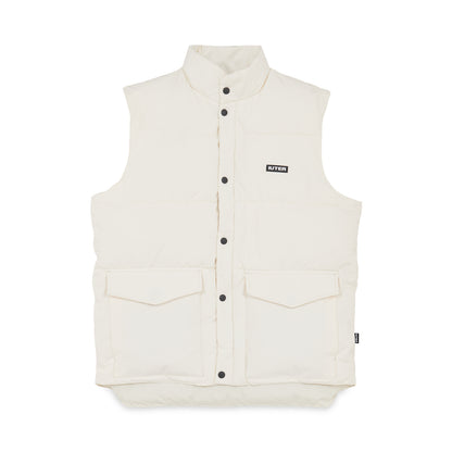 IUTER PUFF VEST DUSTYWHITE