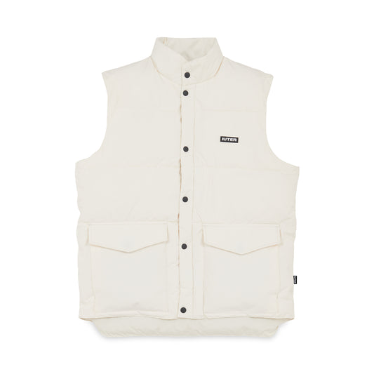 IUTER PUFF VEST DUSTYWHITE
