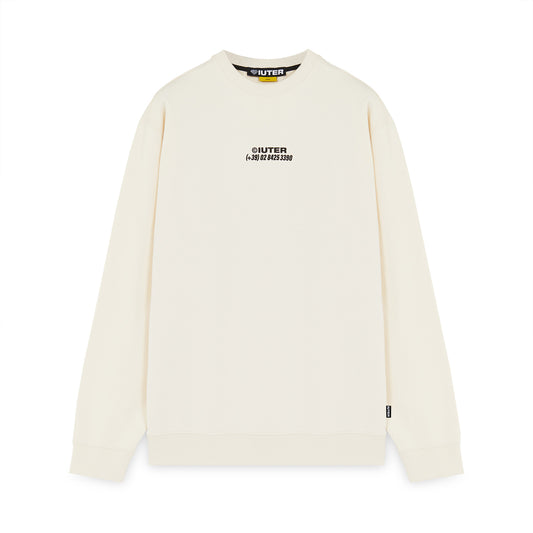 HORSES CREWNECK DUSTYWHITE IUTER €45.0