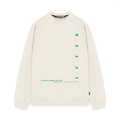 FACE CREWNECK DUSTYWHITE IUTER €36.0