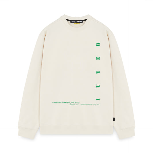 FACE CREWNECK DUSTYWHITE IUTER €36.0