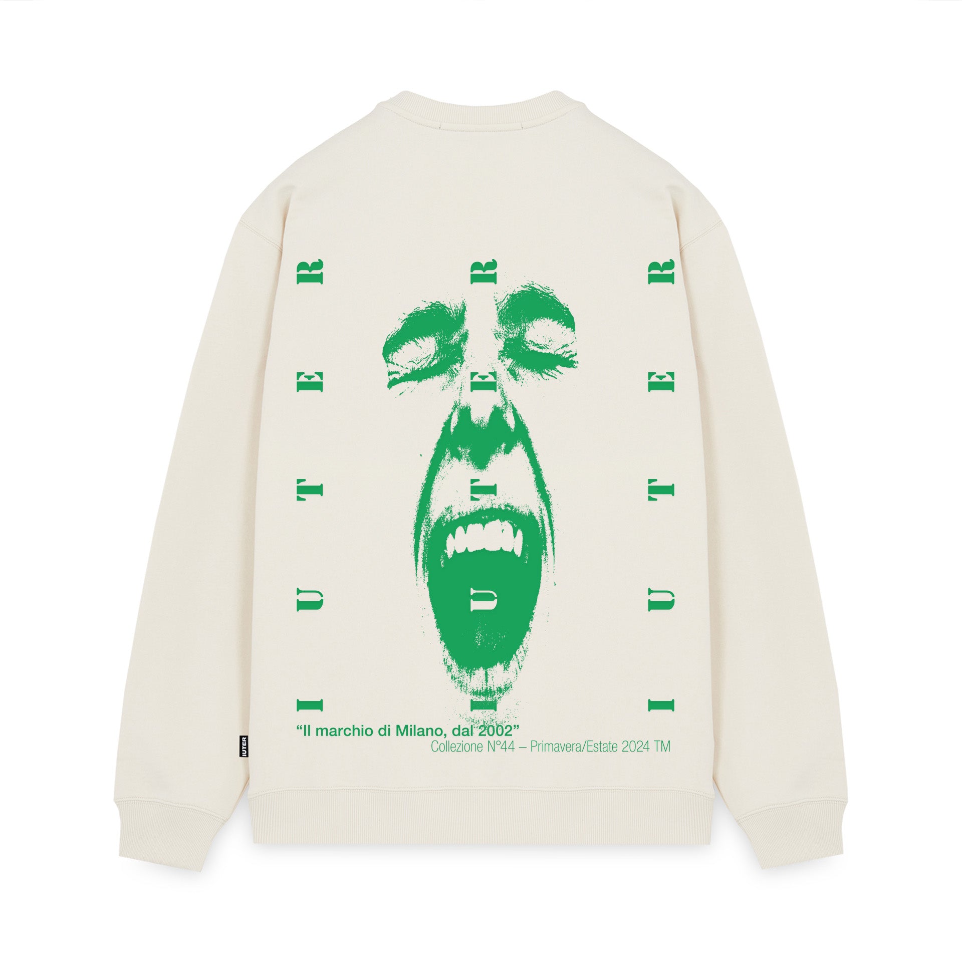 FACE CREWNECK DUSTYWHITE IUTER €36.0