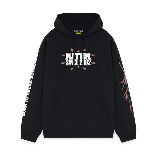 TRIBAL HOODIE BLACK IUTER €48.0