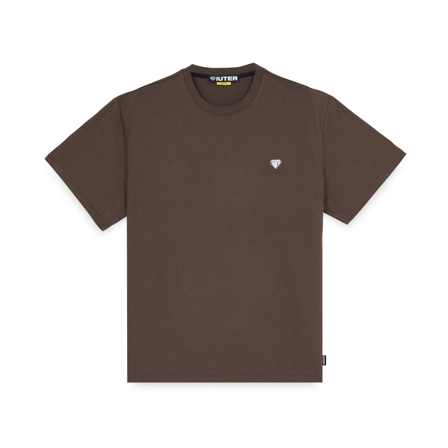 HEART LOGO TEE BROWN