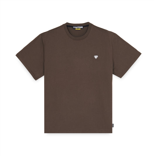 HEART LOGO TEE BROWN