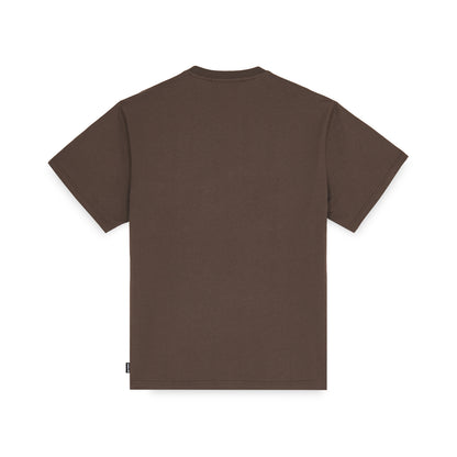 HEART LOGO TEE BROWN