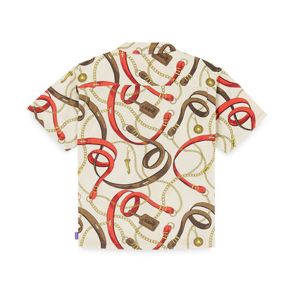BELTS CUBAN SS SHIRT DUSTYWHITE OCTOPUS €36.0