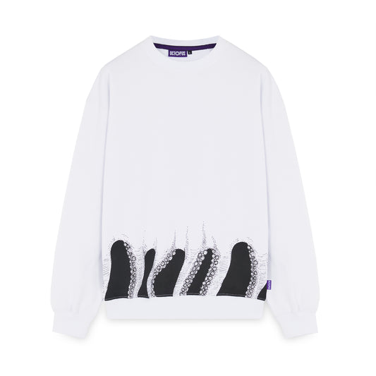 OCTOPUS LOWER CREWNECK WHITE OCTOPUS €36.0