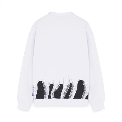 OCTOPUS LOWER CREWNECK WHITE OCTOPUS €36.0
