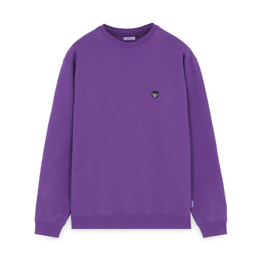 HEART CREWNECK PURPLE OCTOPUS €43.0