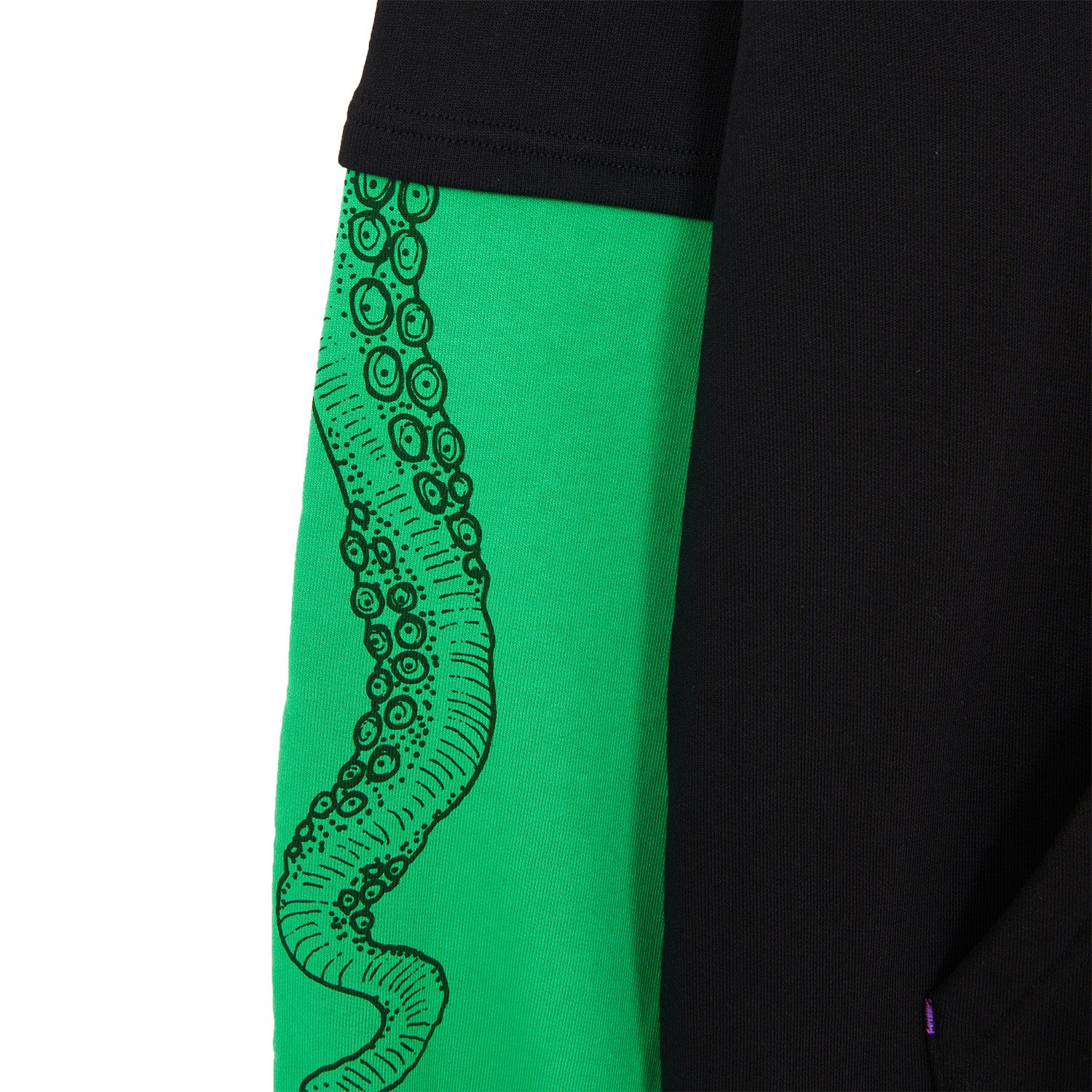 LOGO OVERHOODIE GREEN BLACK OCTOPUS €80.0