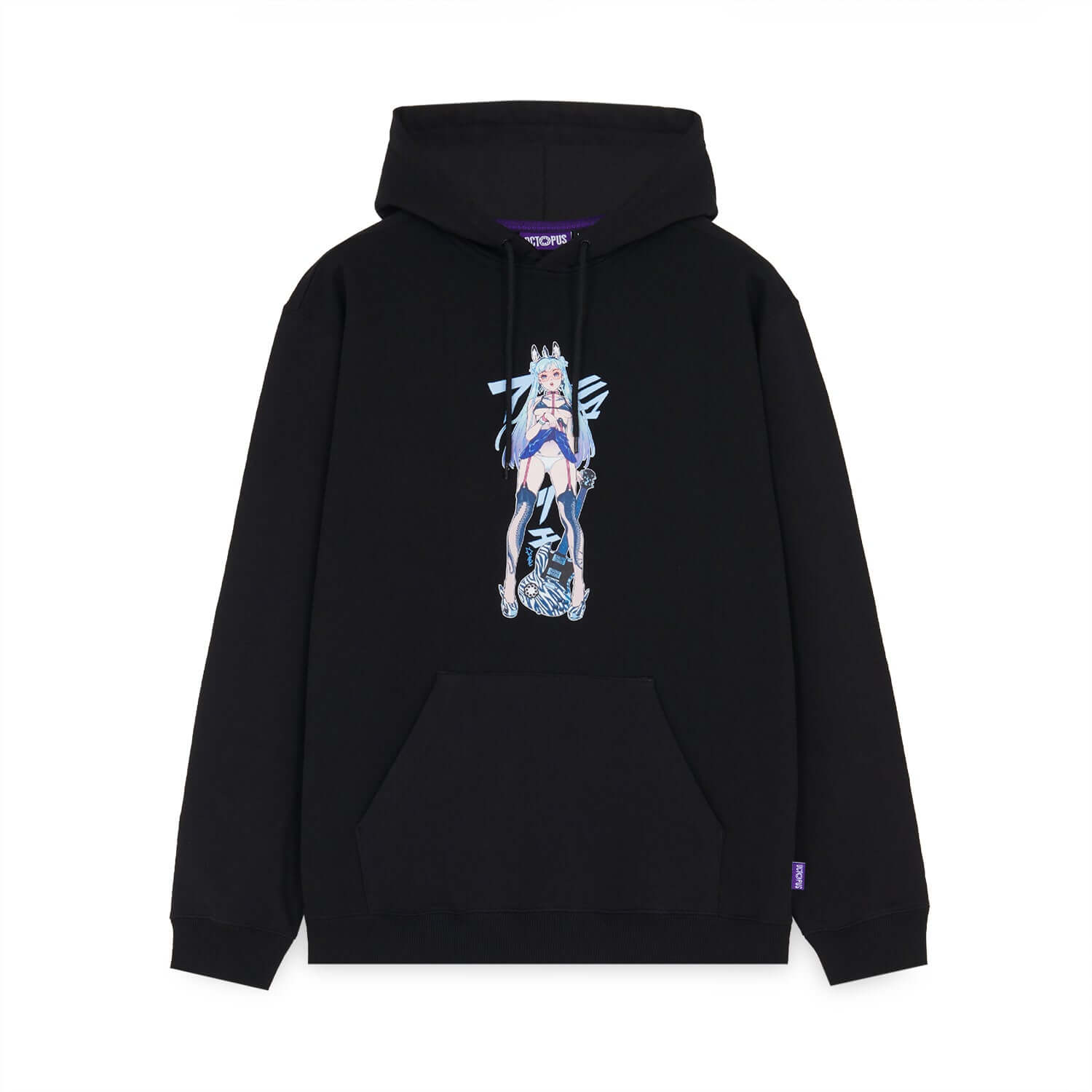 ZEBRA IDOL HOODIE BLACK OCTOPUS €38.0