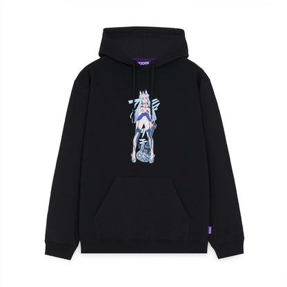 ZEBRA IDOL HOODIE BLACK OCTOPUS €38.0