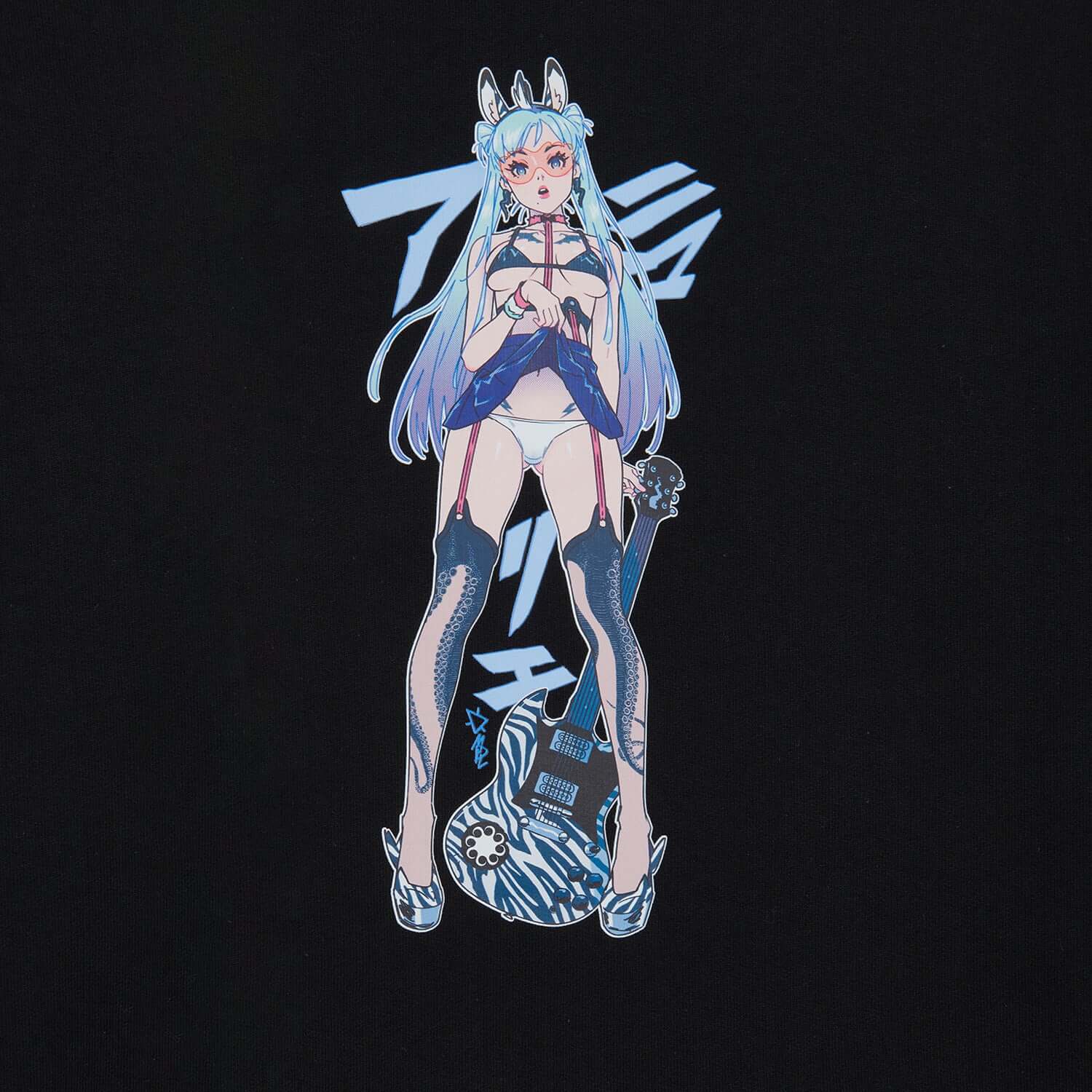 ZEBRA IDOL HOODIE BLACK OCTOPUS €38.0