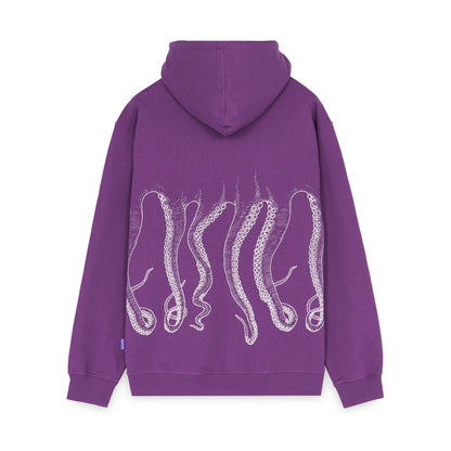 OUTLINE LOGO HOODIE PURPLE OCTOPUS €50.0