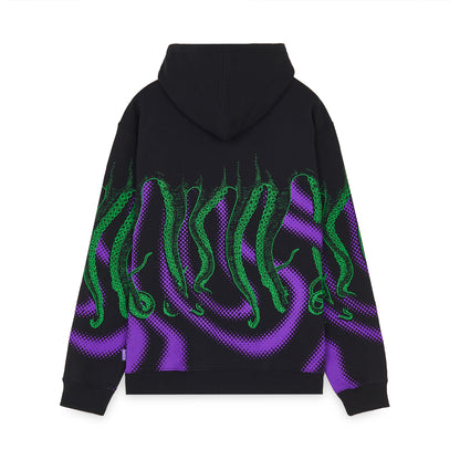 OCTOPUS VORTEX HOODIE BLACK