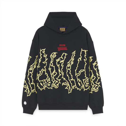OCTOPUS DUNGEONS & DRAGONS LICH KING HOODIE YELLOW BLACK