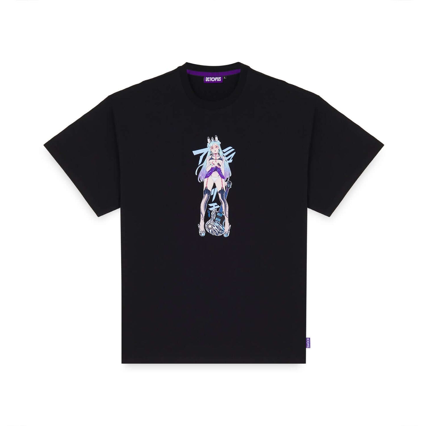 ZEBRA IDOL TEE BLACK OCTOPUS €20.0