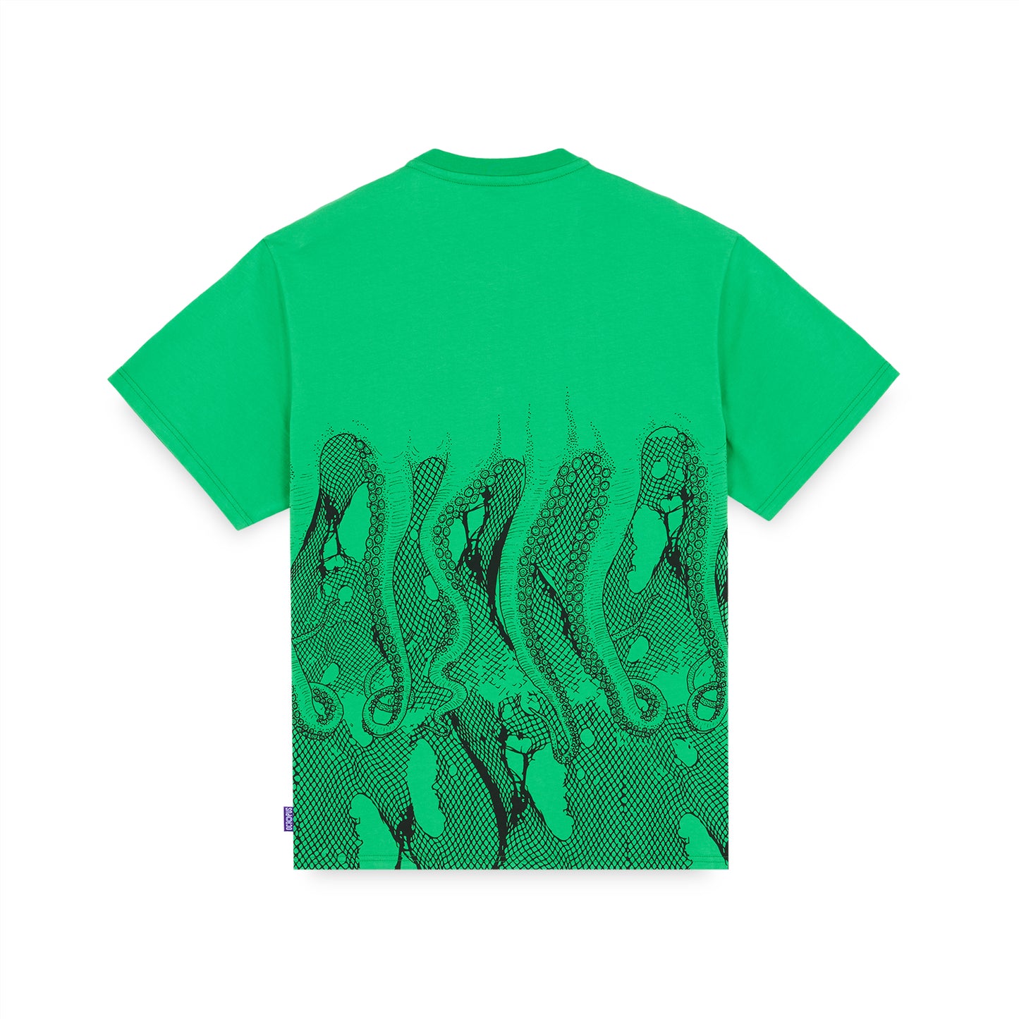 OCTOPUS FISHNET TEE GREEN