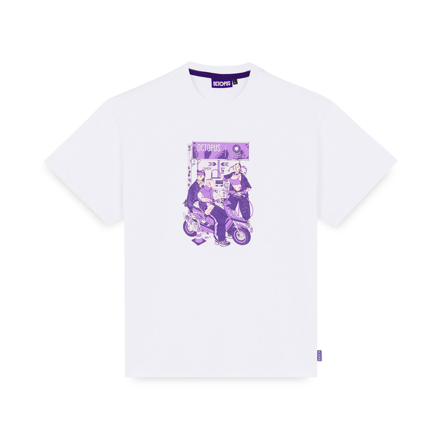 GAS TEE WHITE OCTOPUS €22.0