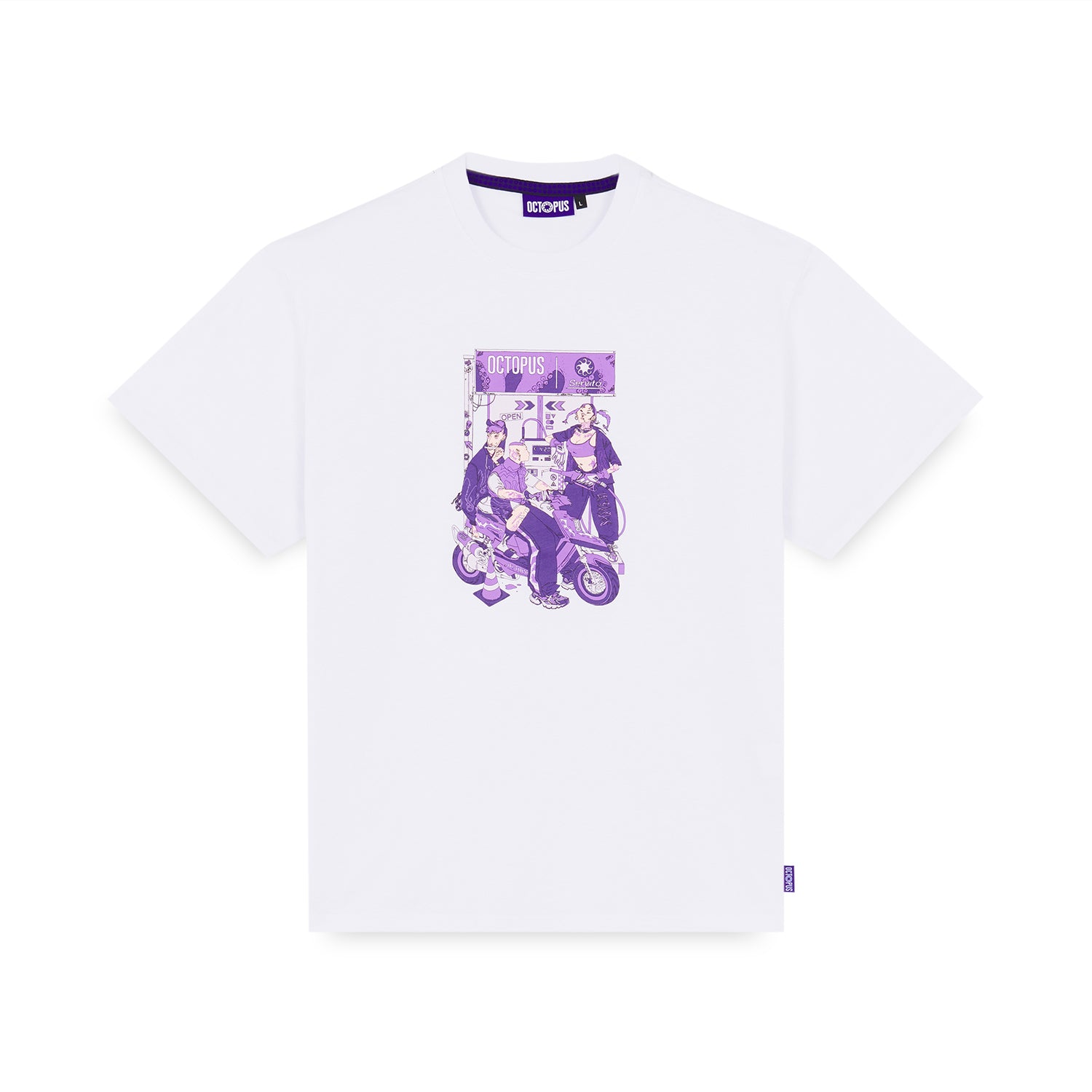 GAS TEE WHITE OCTOPUS €22.0