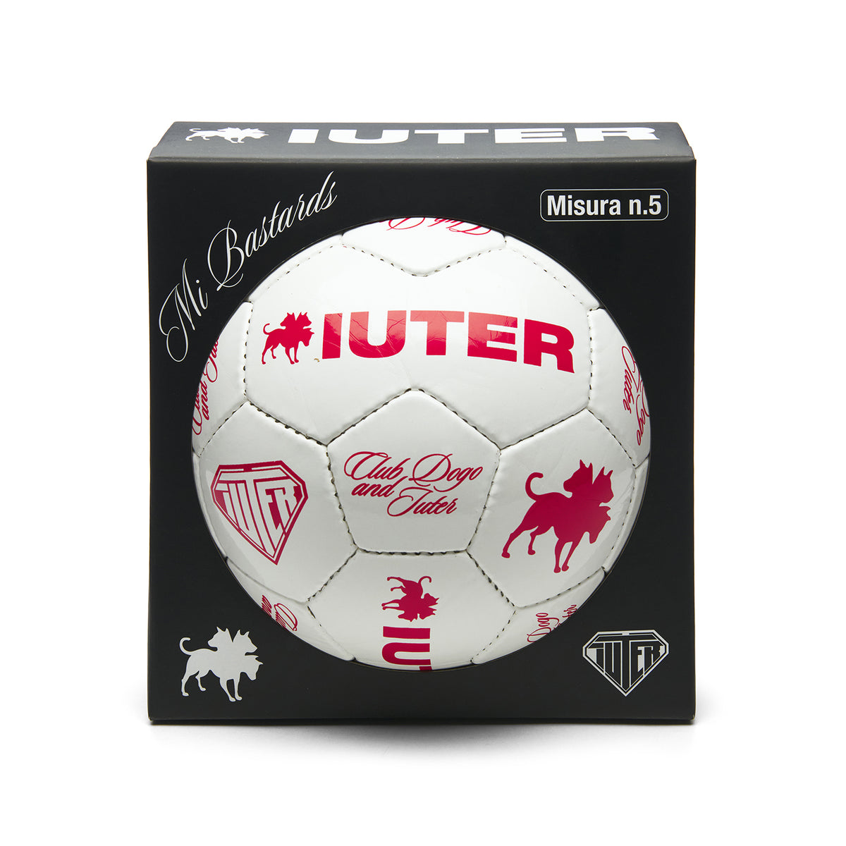 CLUB DOGO IUTER SOCCER BALL WHITE