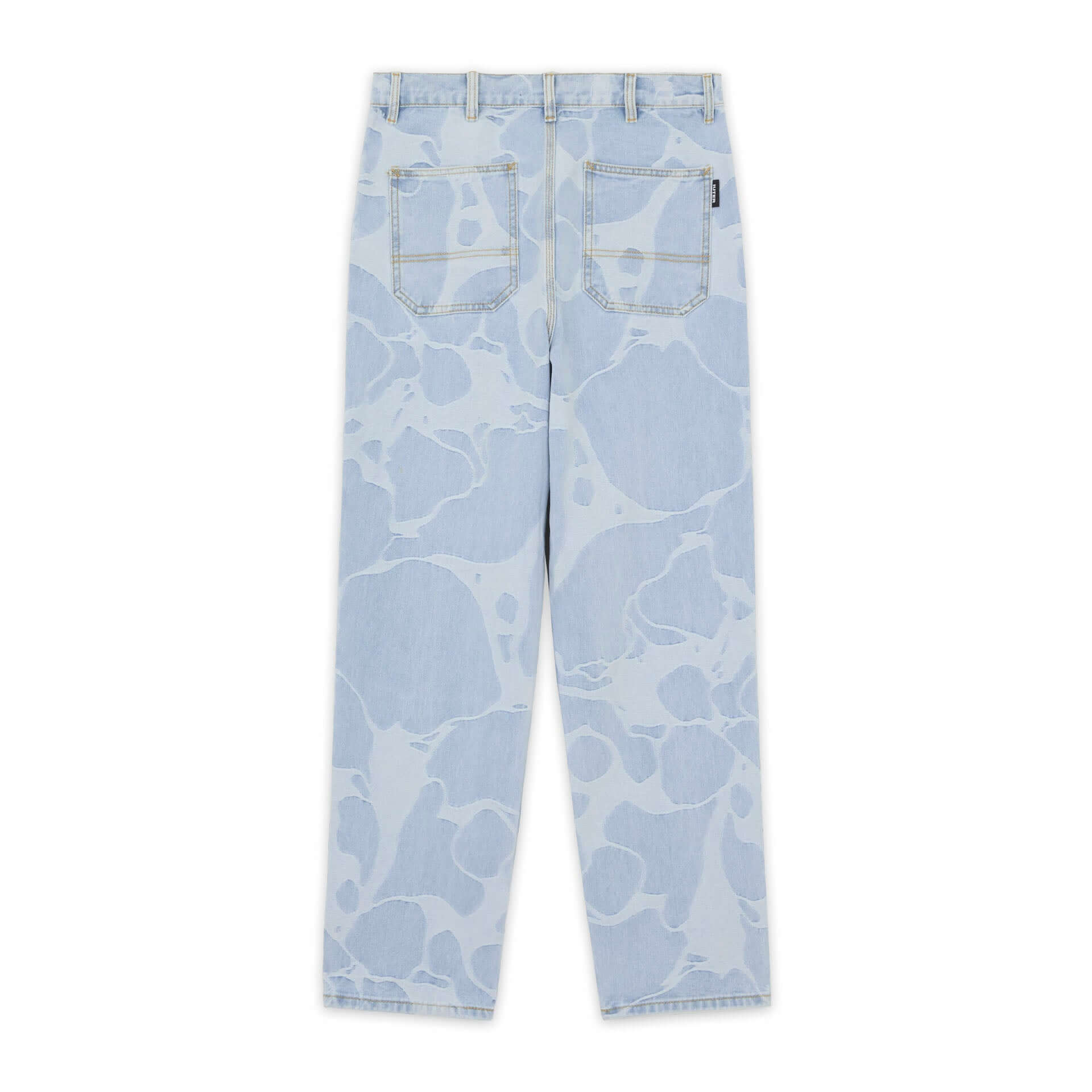 MARBLE JACQUARD KNEE PADS PANTS LIGHT BLUE IUTER €60.0
