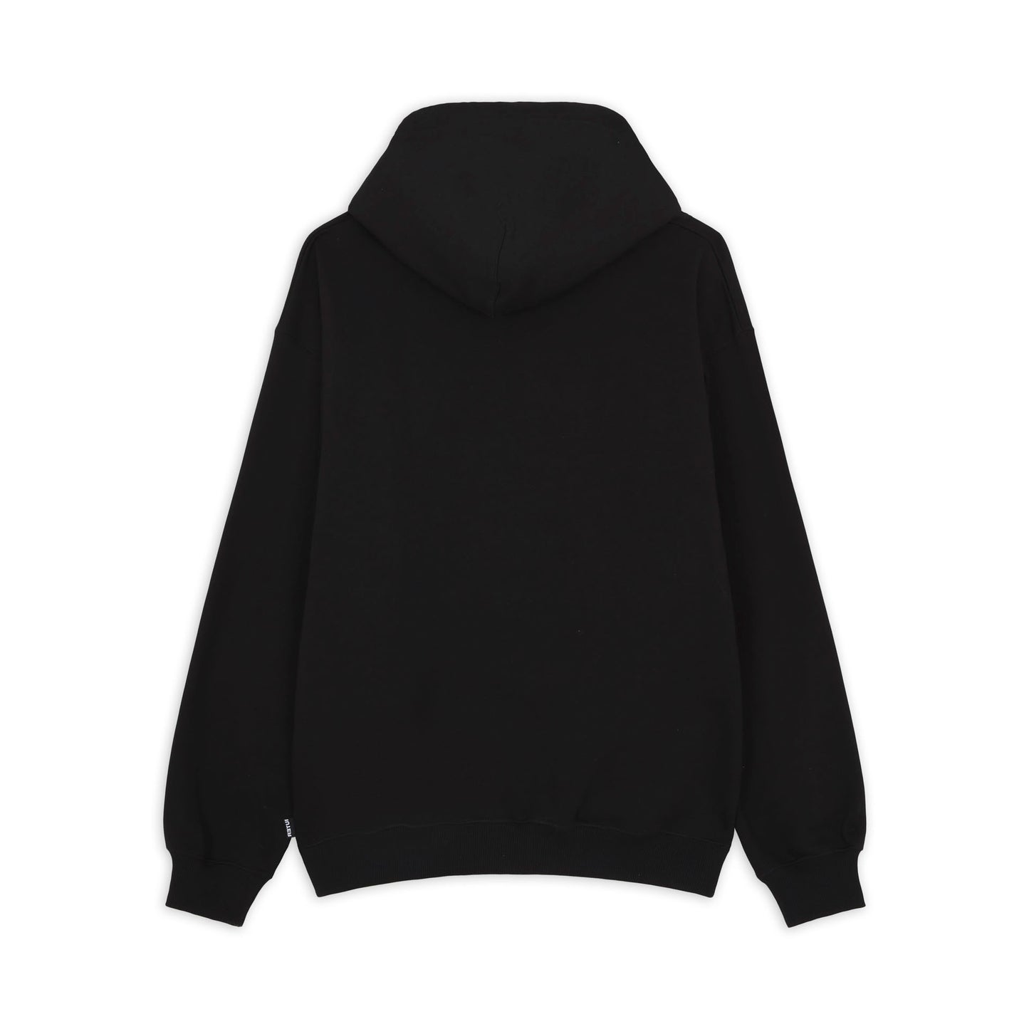 LOGO PATCH HOODIE BLACK