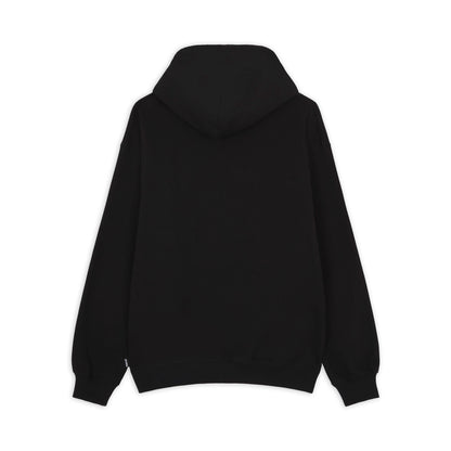 LOGO PATCH HOODIE BLACK