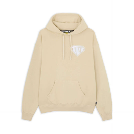LOGO PATCH HOODIE CREAM IUTER €36.0