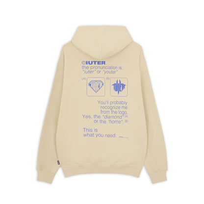 SENSE HOODIE CREAM