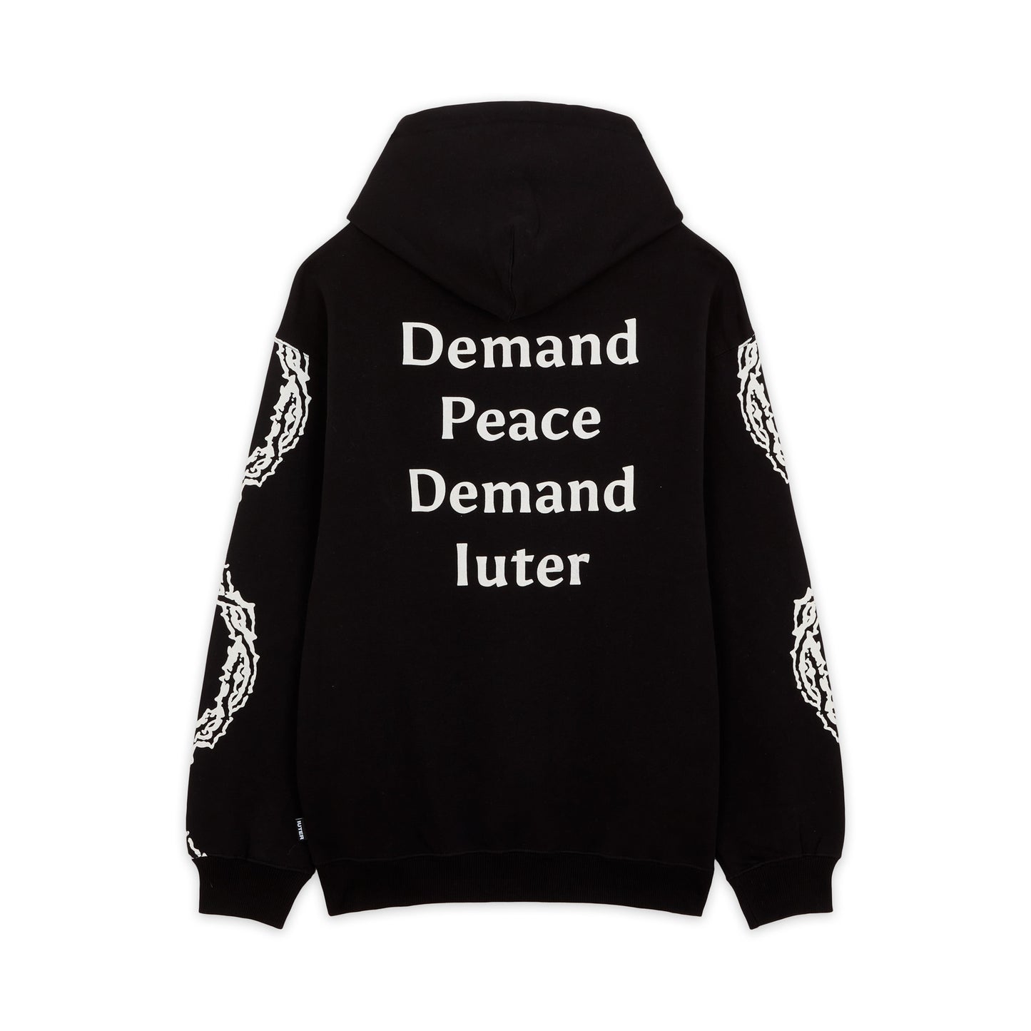 THORNS HOODIE BLACK