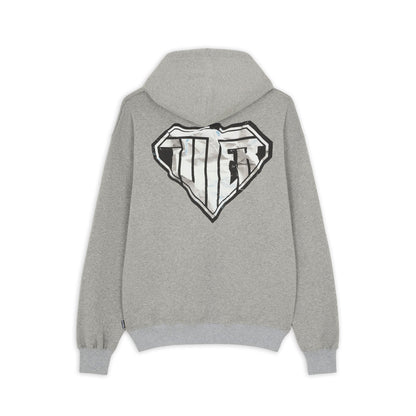 CRUMPLE LOGO HOODIE LIGHT GRAY