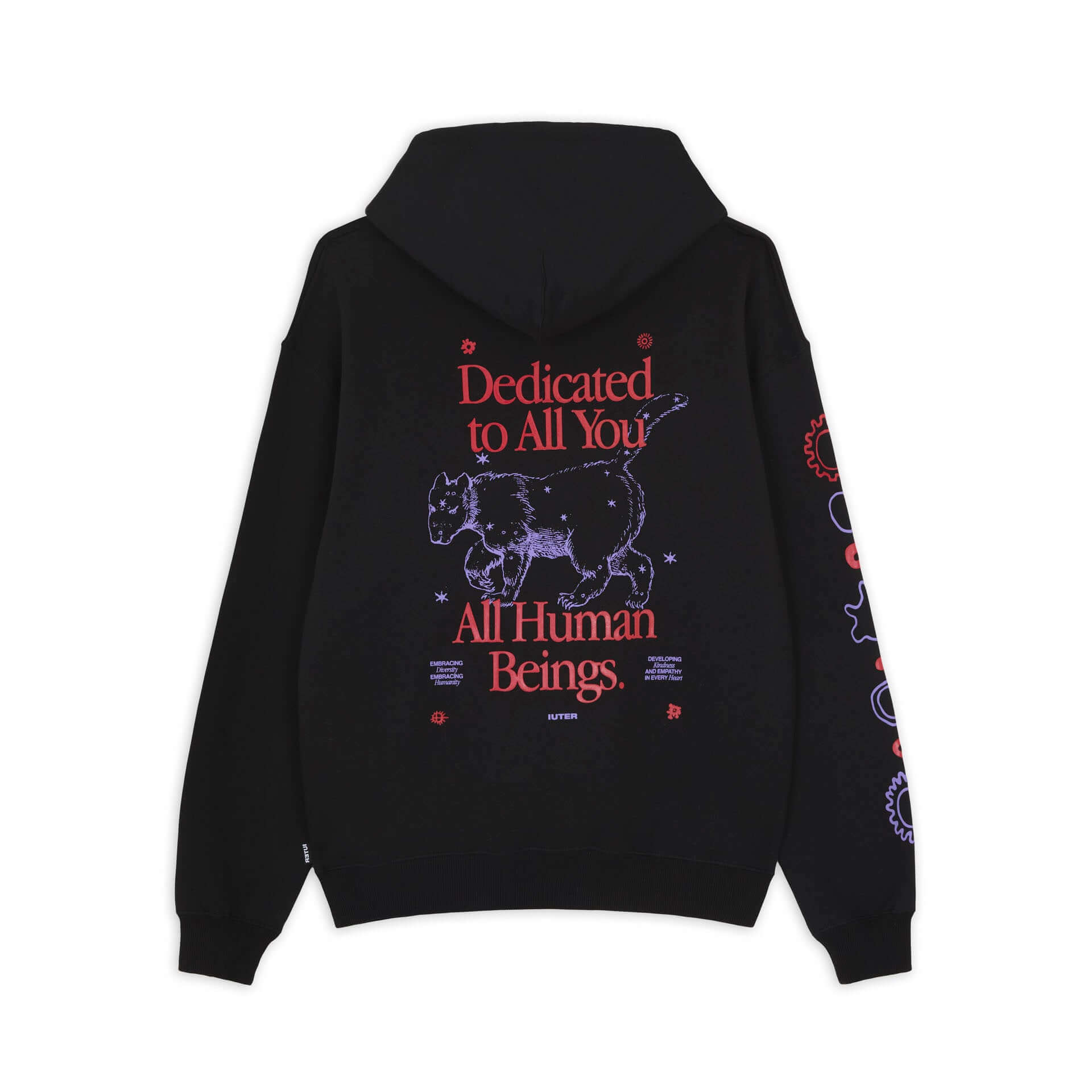 KIND HOODIE BLACK IUTER €46.0